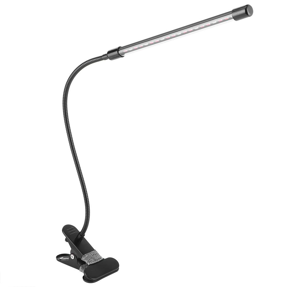 10W USB Powered LED Plant Lamps Full Spectrum ClipOn Grow Light for Indoor Vegetable Flower Seedling