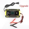 Модернизированное импульсное зарядное устройство 12V8A/24V4A с ЖК-дисплеем. Зарядное устройство для мотоциклетного и автомобильного аккумулятора. AGM GEL WET. Зарядное устройство для свинцово-кислотных аккумуляторов 100–240 В.