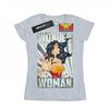 Womens/Ladies Wonder Woman Poster Cotton T-Shirt