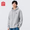MINISO Men's Letter Print Oversize Hooded Sweatshirt