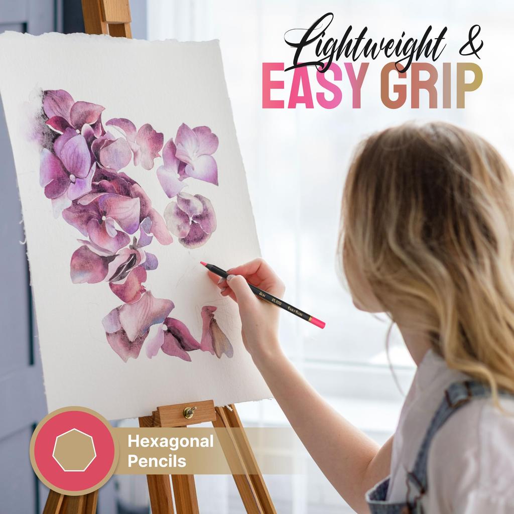 Карандаши телесного цвета светлых тонов для тона кожи взрослых Художественные цветные Полный цвет Светостойкость Портреты, Карандаши, Палитра,