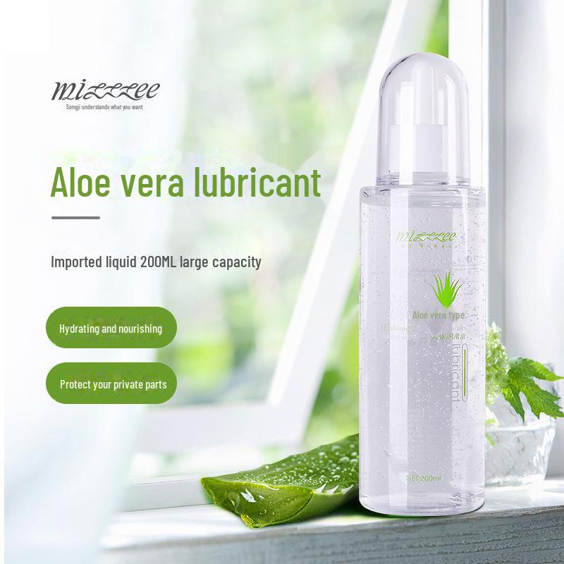Miji Aloe Vera Lubricant - 200ML, Smooth Gel for Adult Toys, Gay & Lesbian Friendly, Box of 80 Bottles