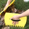 Leaf Rake Scoops Rubbish Leaf Collector Grabber with Claws Ergonomic Handle Home Gardening Leaves Pick-up Tools