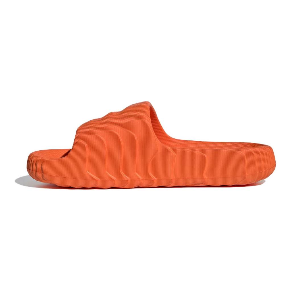 adidas Adilette 22 Slides Оранжевые кроссовки унисекс Core-Black IF3660