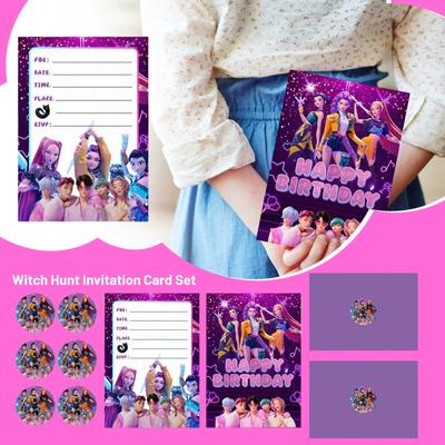 Приглашения на вечеринку, Приглашения на день рождения, Открытки-приглашения на вечеринку по случаю дня рождения для заполнения, Наклейки с буквами