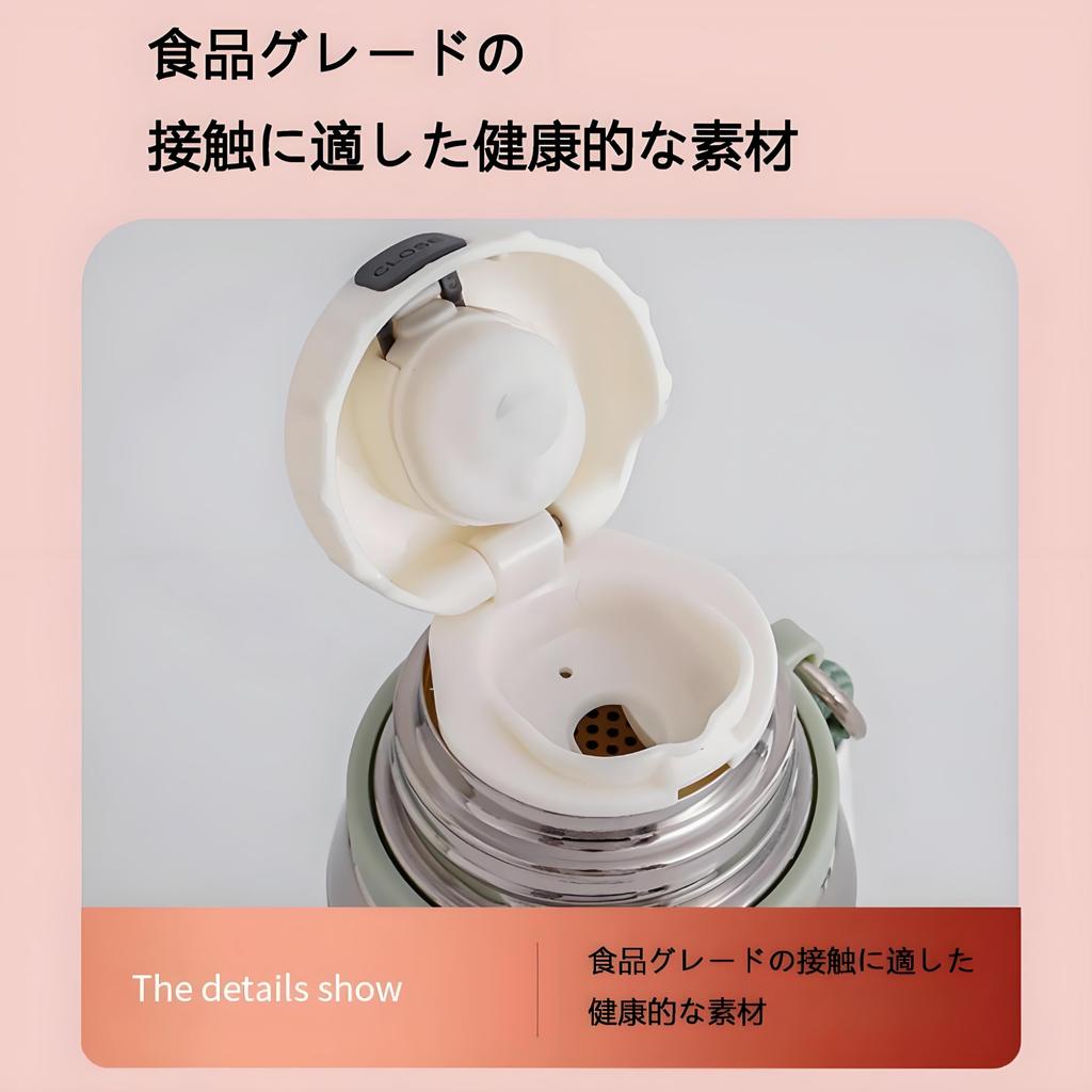 IOLOYU Heat-Resistant, High-Quality Stainless Steel Water Bottle, 600ml Thermos, Insulated Water Bottle, Stainless Steel Mug, 800ml Stainless Steel