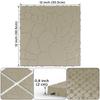 Stone Texture 12" Patio Deck Tiles, Interlocking Decking Tiles, Quick Installation Court Tiles for Porch Poolside Balcony Backyard 44pcs, beige