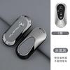 WAK3   Zinc Alloy+Leather Protector Shell For Mercedes Benz C E S Class GLC W206 W223 W214 E300 C260 C300 S450 S500 Car Key Case Cover
