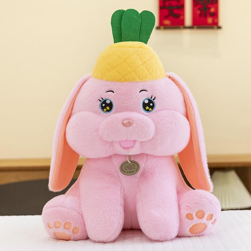 Bunny Plush Toy Cartoon Pineapple Figure Girl Children Birthday Holiday Gift