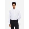H M coolMax Regular Fit sHirt wHite 1025664001