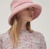 NONLOCAL Shearling Bucket Hat - Pink