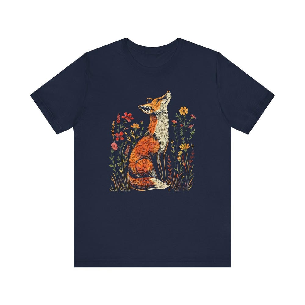 Винтажная рубашка с полевыми цветами и лисой Comfort Shirts Light Academia Cottagecore Forestcore причудливая рубашка повседневная повседневный топ Y2K уличная одежда