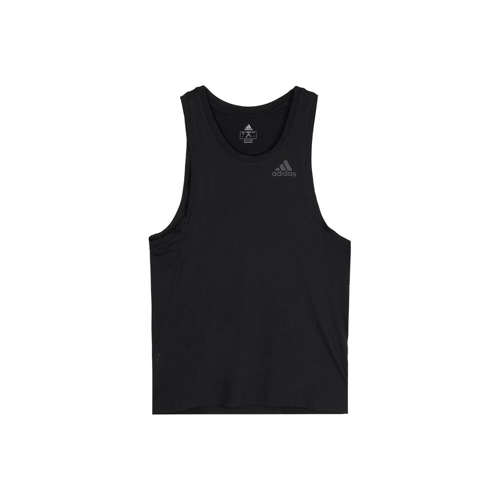 adidas Heat.Rdy Warrior Training Logo Дышащая майка для бега Мужские топы Черный GT8269