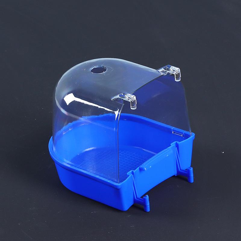 Большая прозрачная купалка для волнистых попугайчиков, корелл, неразлучников, попугаев - Игрушки и принадлежности для маленьких птиц.