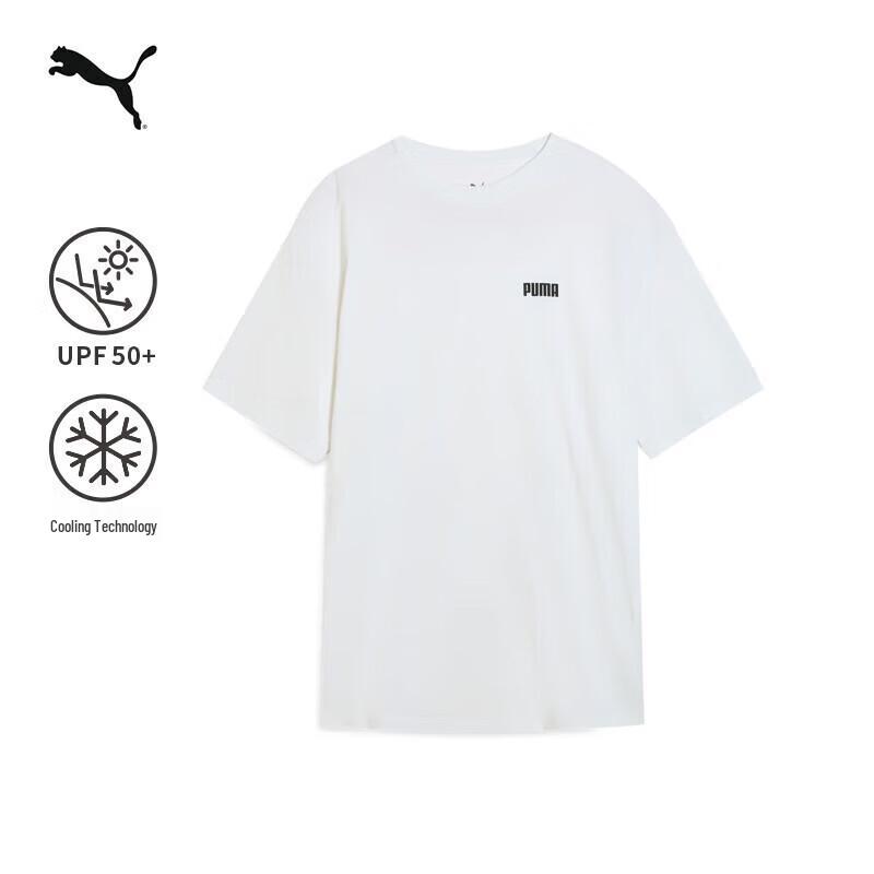 Puma Мужская спортивная футболка с коротким рукавом, охлаждающая, UPF50+, свободный крой 690192