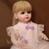 Кукла Reborn, полностью силиконовая, красивые длинные волосы, реалистичная кукла Reborn для малышей, подарки на день рождения и Рождество