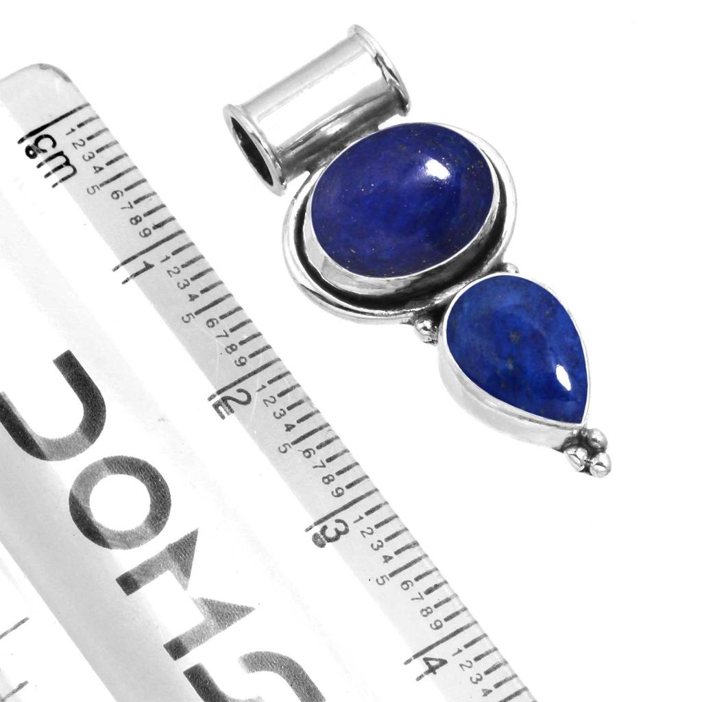 925 Sterling Silver Pendant Women Gemstone Handmade Jewelry Thanksgiving Gift Blue Green Purple Copper Turquoise Pearl Lapis Mother Of Pearl Cocktail