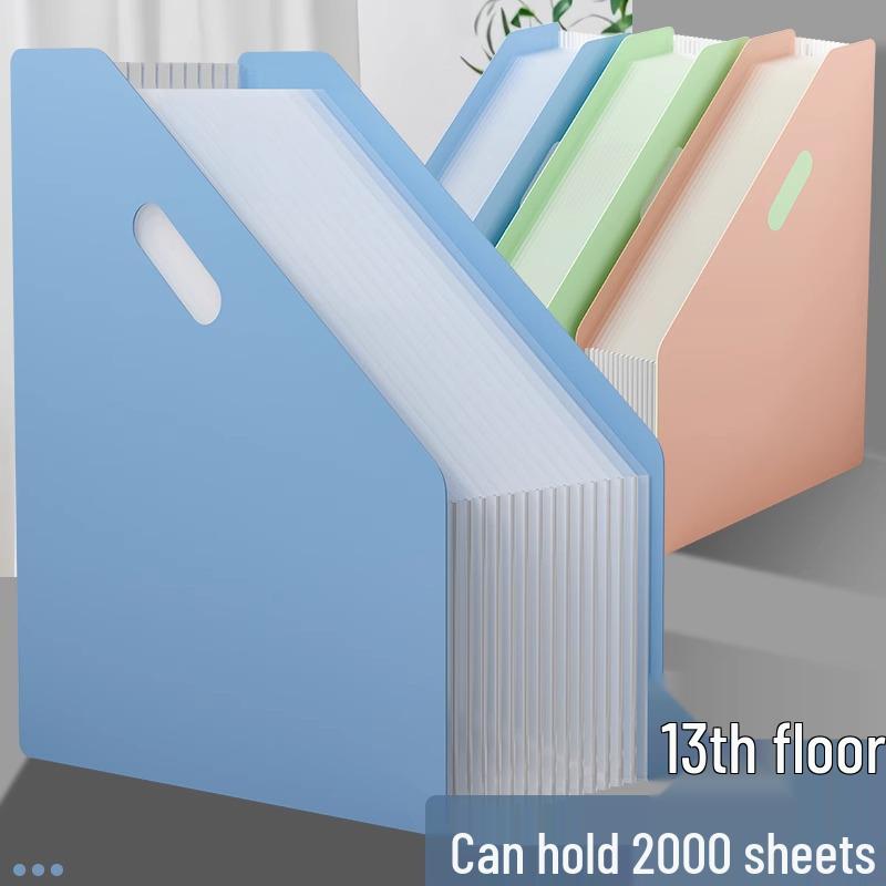 Папка-гармошка формата A4 с расширением - Настольный органайзер большой вместимости для студентов и офисного использования