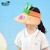 1109 детская шляпа мультяшная милая солнцезащитный козырек мальчики и девочки летняя уличная с большими полями с вентилятором шляпа с открытым верхом