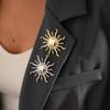 Геометрическая Брошь-Булавка «Солнце» с Холодным Ветром Аксессуары