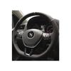 Steering Wheel Cover With Ring Alcantra Carbon Strut Cover Gray