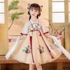 Qiz Hanfu qadimiy kostyum bolalar Xitoy uslubi kichkina qiz kiyimi Tang liboslari malika yubka milliy kostyum bolalar