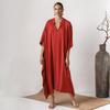 Women Beach Dresses Solid Cover Ups for Swimwear Kaftans Summer Maxi Robe Holiday Bathing Suits