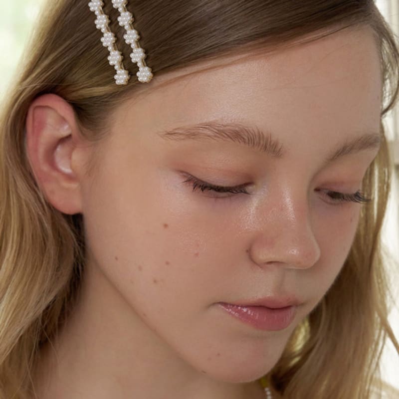 FANTASTIC PLANET [2SET] flower pearl hair pin