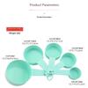 10-piece baking measuring cup and spoon set, kitchen measuring spoon, gram spoon, measuring spoon, plastic spoon