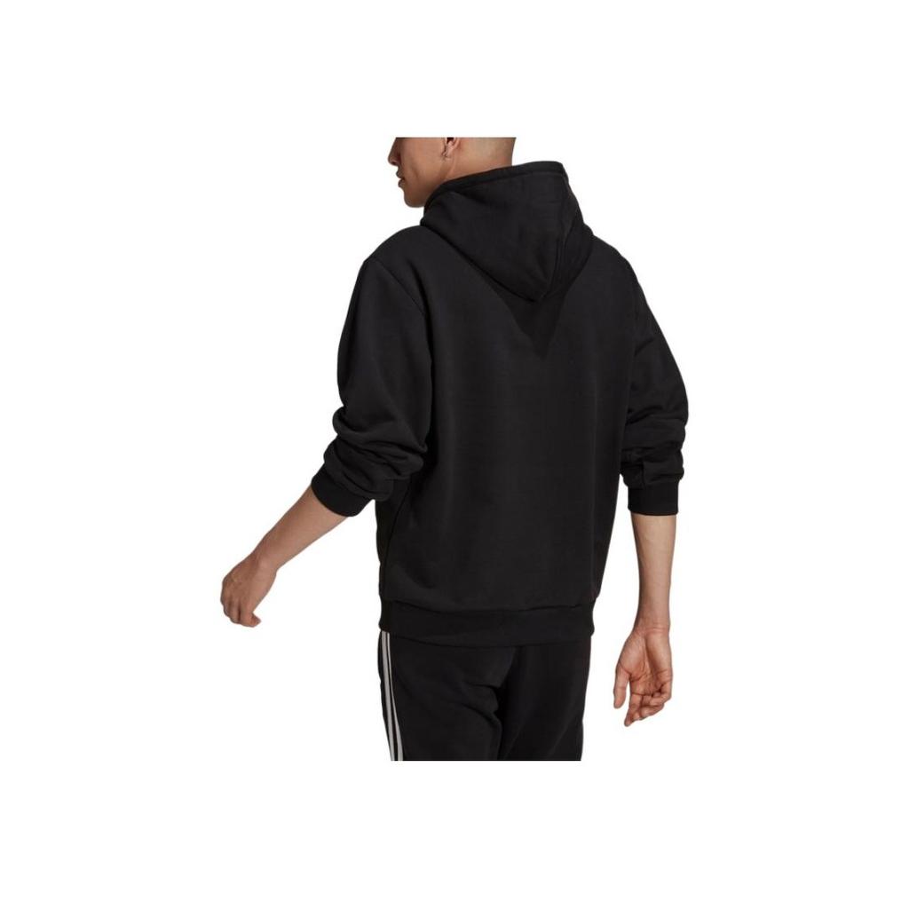 Adidas Оригинальная толстовка с логотипом трилистника и кулиской с длинными рукавами, черная толстовка с капюшоном HC6267