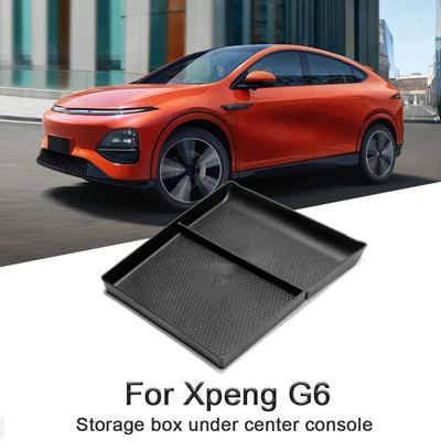 Автомобильный органайзер для хранения на центральной консоли для Xpeng G6, нижний ярус, лоток-органайзер, аксессуары для наведения порядка в салоне