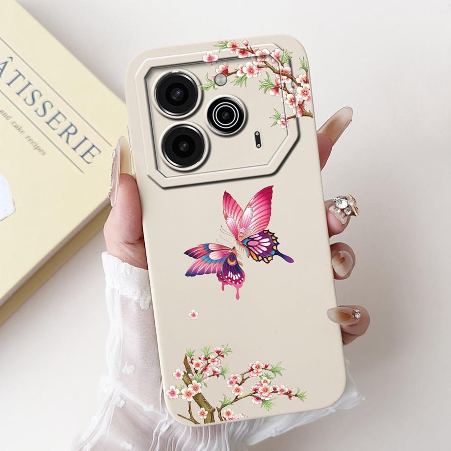 For Tecno Pova 6 Pro 5G 2024 Case LI9 Camera Lens Protective Cover Cute Panda Cartoon Soft Bumper For Tecno Pova 6 Pova6 5G Capa