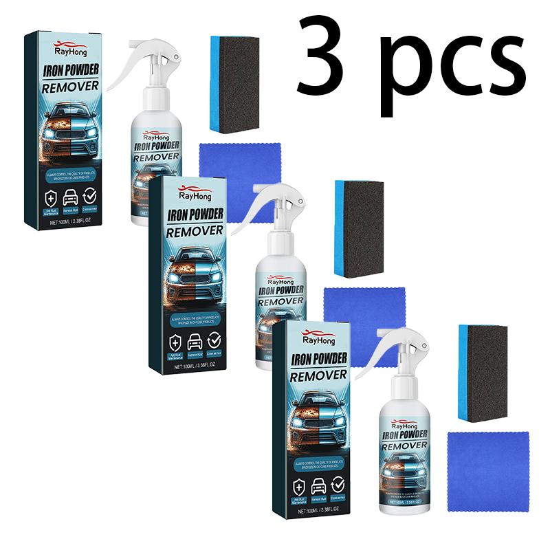RAYHONG Набор для удаления железного порошка с автомобиля, очиститель ржавчины для автомобильной краски, шин, пятен, восстановитель ржавчины