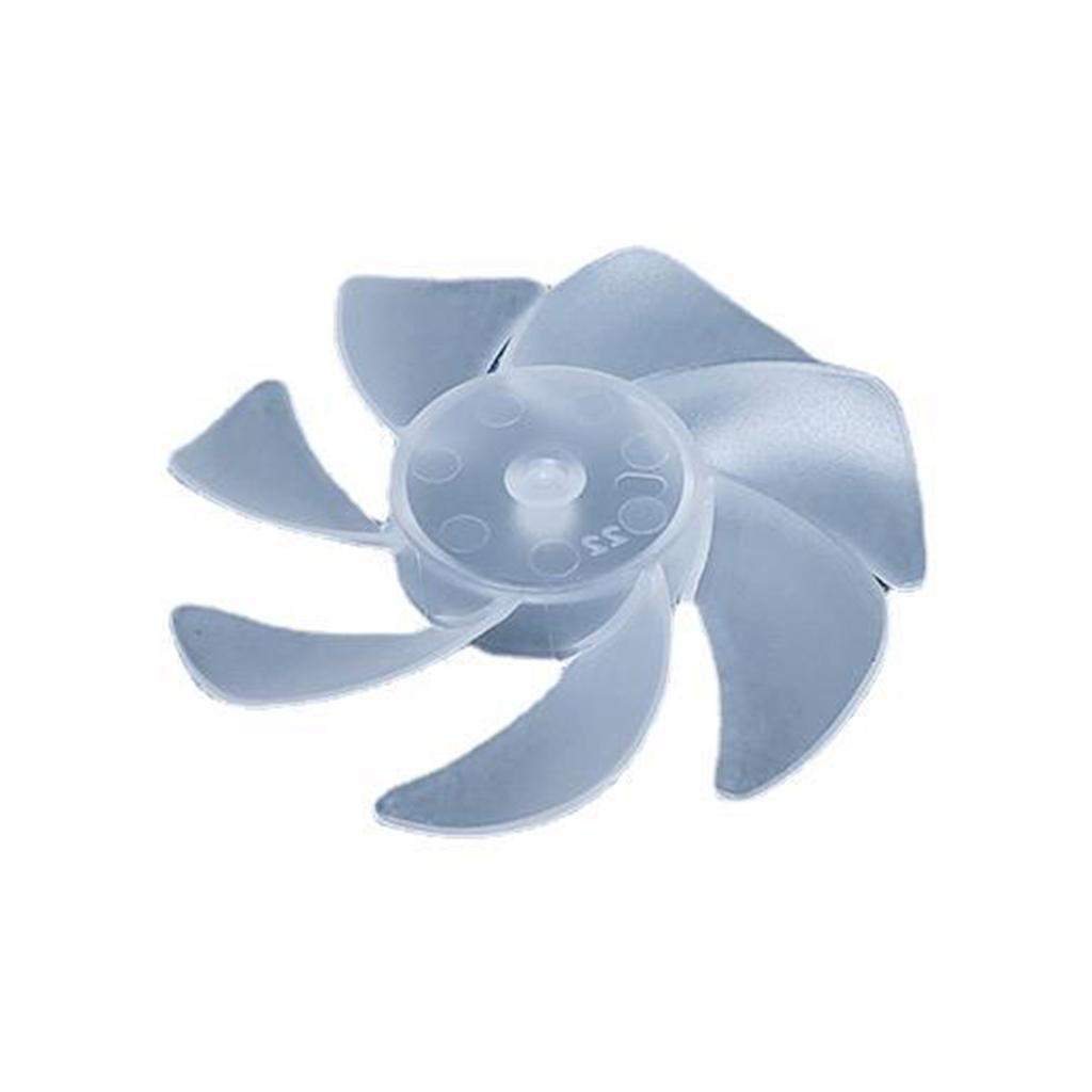 Small Power Mini Plastic Fan Blade 7 Leaves For Hairdryer Motor Handheld Fan Hanging Neck Fan