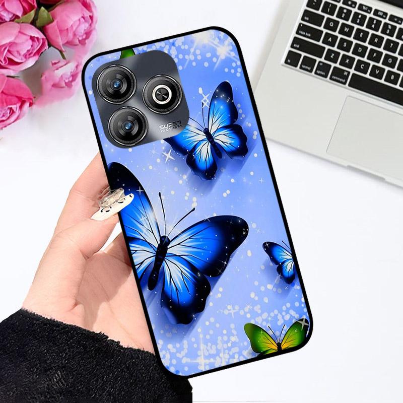 Для ZTE Blade V60 Smart 4G Чехол Модный Мультяшный Силиконовый Мягкий TPU Бампер Для ZTE Blade A75 4G Чехол для Телефона V60Smart Защитный Корпус