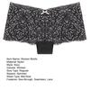 Sexy Underwear Elastic Waistband Protective Skin-touching Crochet Embroidery Floral Lace Underwear Inside Wear