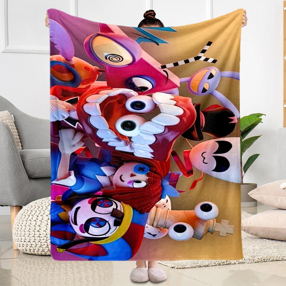 Digital Circus8 Blankets are suitable for living rooms,making them an ideal choice for outdoor travel and gifts.