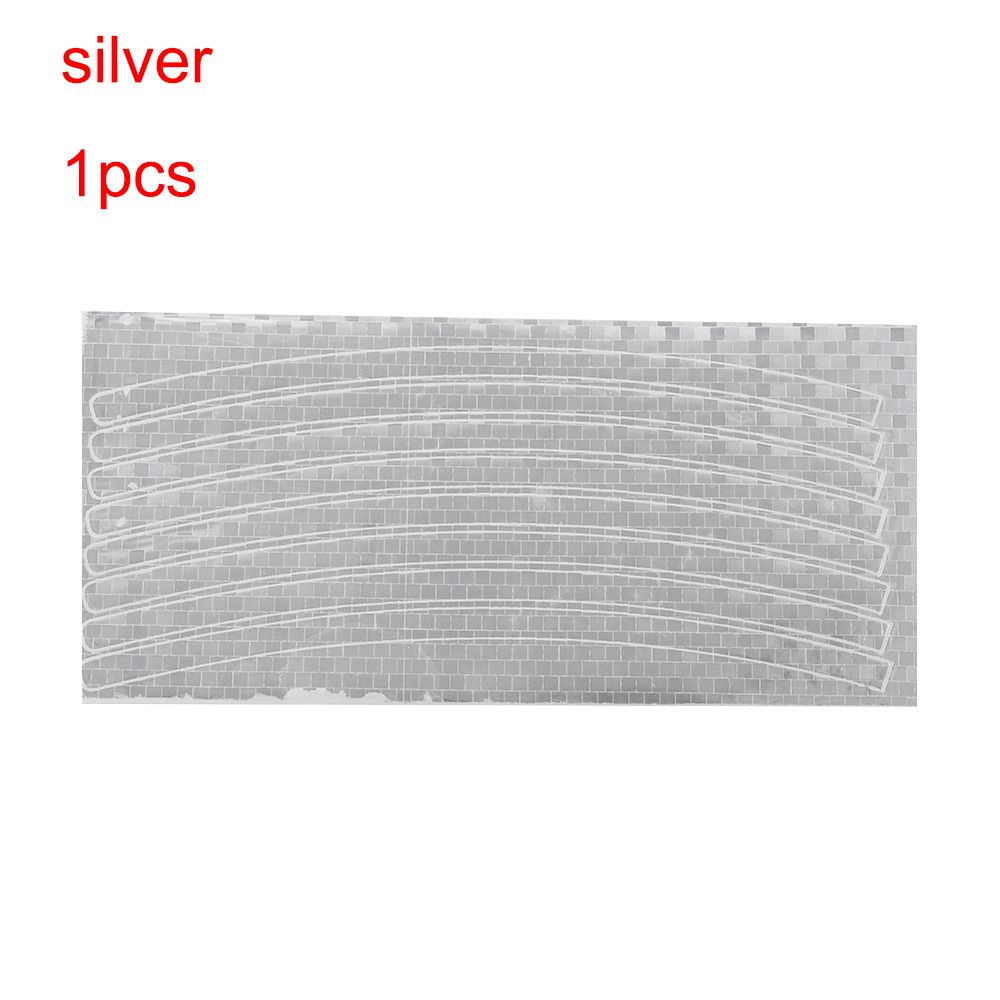 1/5Pcs New Fluorescent Accessories Decal Bicycle Car Motorcycle Reflective Stickers Wheel Rim
