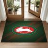 South Sydney Rabbitohs Design Crystal Velvet Rug Soft Decorative Mat for Bedroom Entrance
