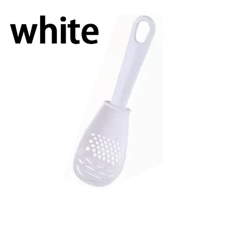 Многофункциональная кухонная ложка. Термостойкая подвесная ложка для картофеля и чеснока с ситечком.