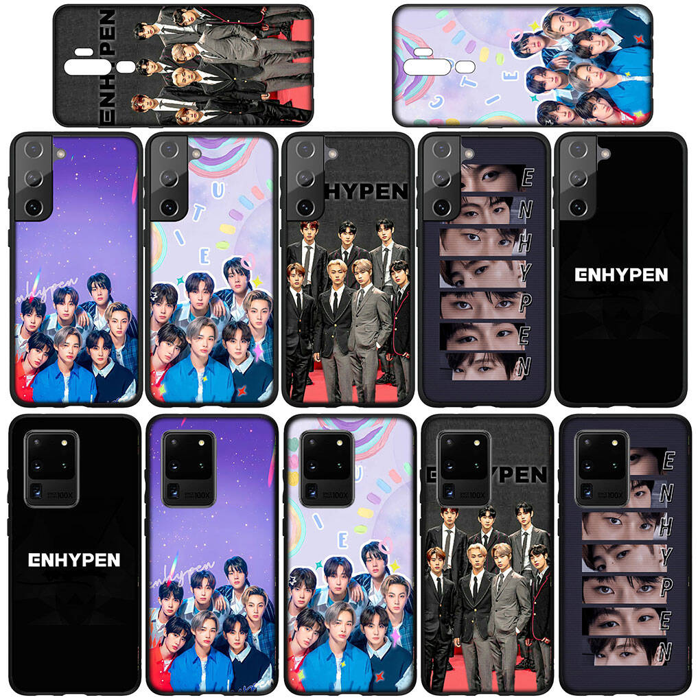 Чехол для iPhone 17 16 15 Xiaomi Poco Redmi Note 14 13 12 11 Pro Max 9 16e Samsung Galaxy S25 S24 S23 A07 A17 OPPO Huawei Kpop ENHYPENs Чехол для телефона