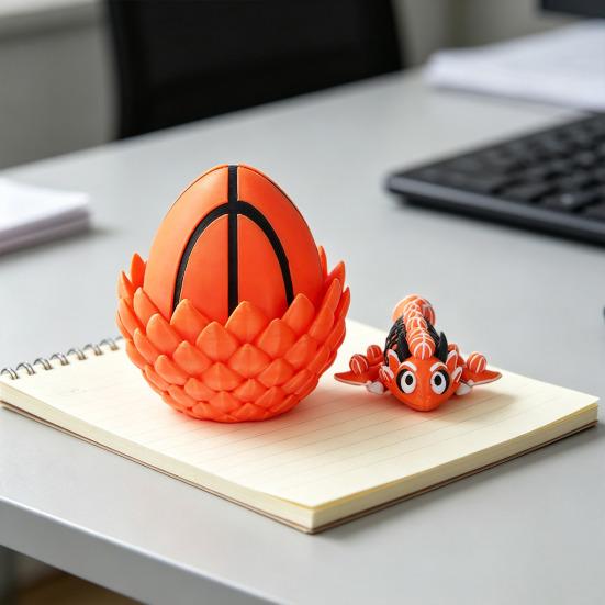 Гибкие 3D Декоративные Яйца с Драконом Внутри, Мини Летающие Драконы с Глазами и Крыльями, Наполнители для Пасхальной Корзины Мини Набор Животных Пасхальных Яиц, Уникальные