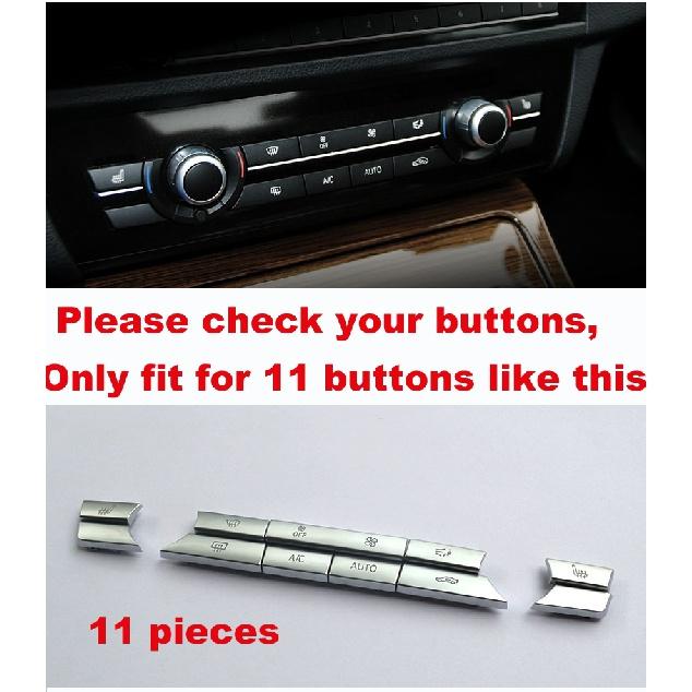 Автомобильный обогреватель, климат-контроль, объем ветра, переключатель кондиционера, кнопка вентилятора, крышка для BMW 5 6 7 X5 X6 F10 F11 F06 F01 F15