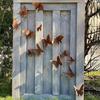 Wrought Iron 15-piece Butterfly Wall Decoration Outdoor Garden Courtyard Fence Art Decoration 3D Three-dimensional Simulation Butterfly