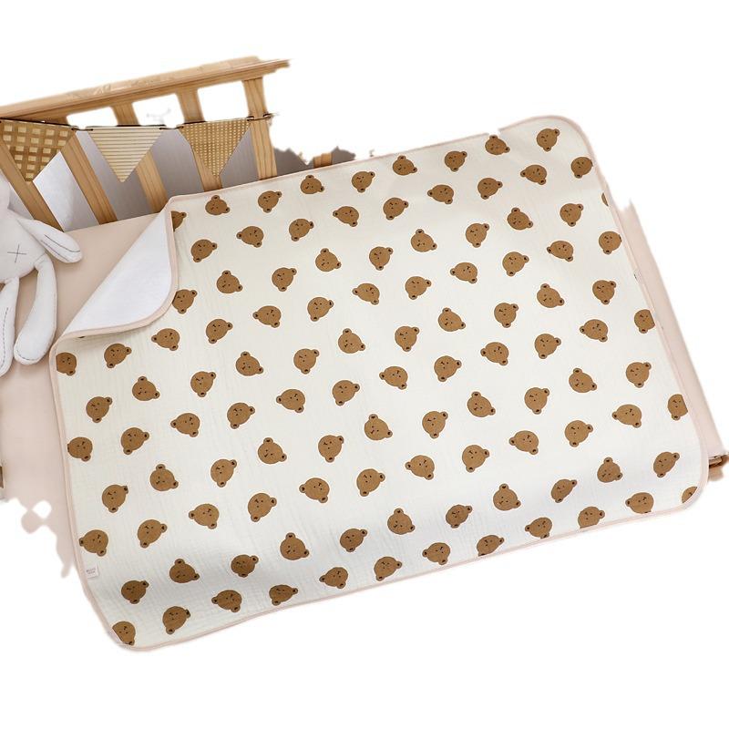 Waterproof & Washable Incontinence Bed Pad: Pure Cotton, Breathable, for Babies, Elderly, and Menstrual Use