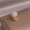 Flower Brooch Women's Light Luxury High-end Exquisite Suit Pin Trendy and Exquisite