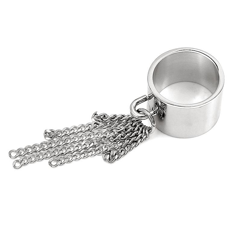 Cute Cuban Chain Strip Charm Rings for Women Anillos Friendship Jewelry Personality Custom Punk Knuckle Midi Rings Wedding Party