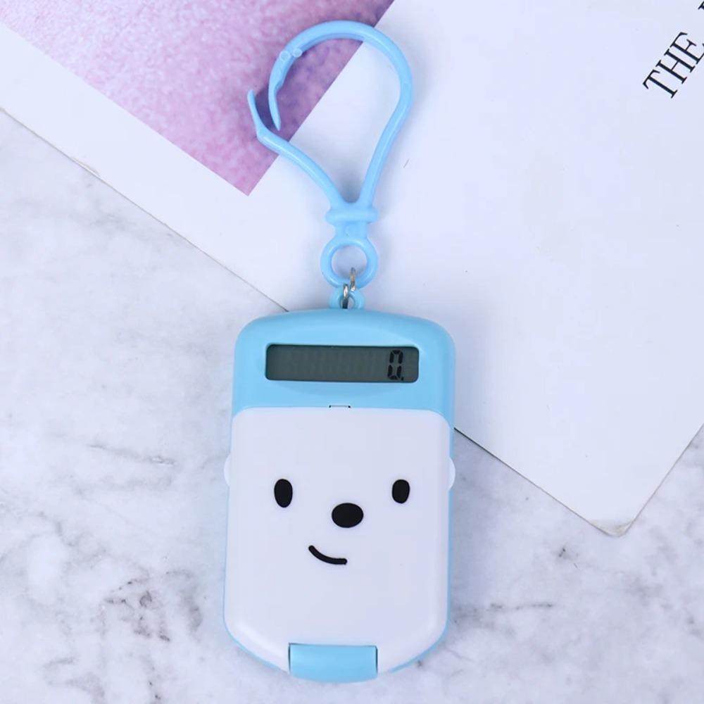 Mini Cartoon Calculator Pendant Cute Keychain Calculator Practical Portable Digits Display