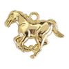 Daioh Seisakusho 2026 Зодиакальная Лошадь Счастливое Золото Настоящее Золото Нэцкэ Шнур и Крепление Сделано Реалистично Молитва об Удаче и Благосостоянии Брелок, Набор из 10 штук,