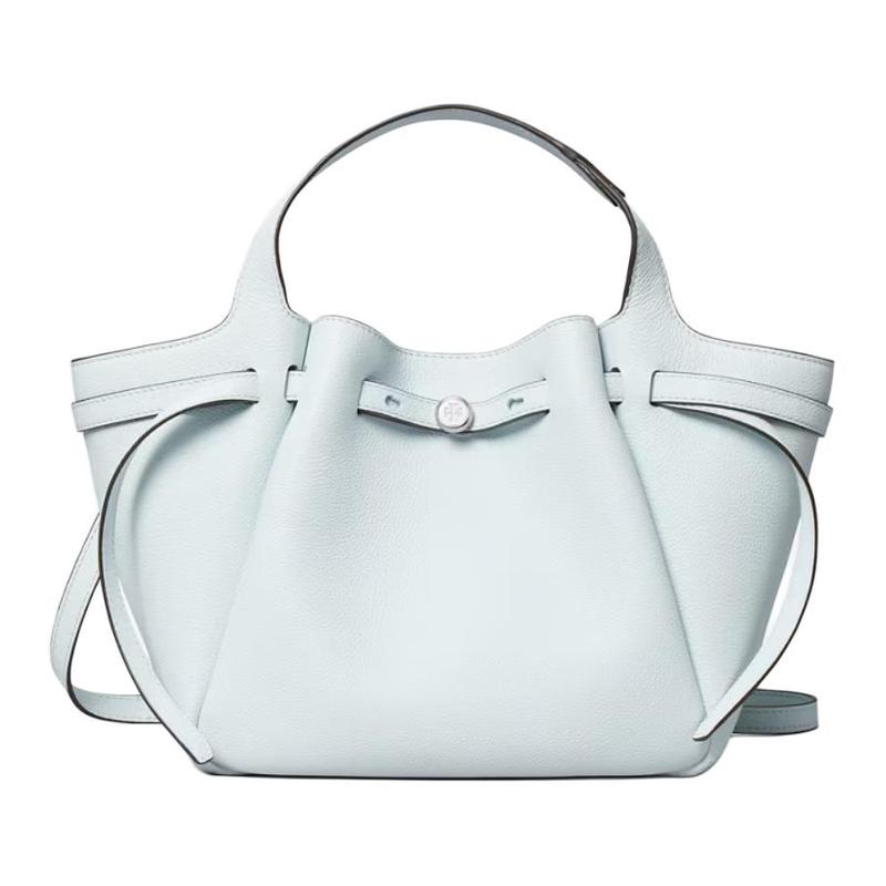 TORY BURCH Romy pleated design adjustable removable shoulder strap tote bag tote bag shopping bag pebbled leather handbag small women's 164866-401
